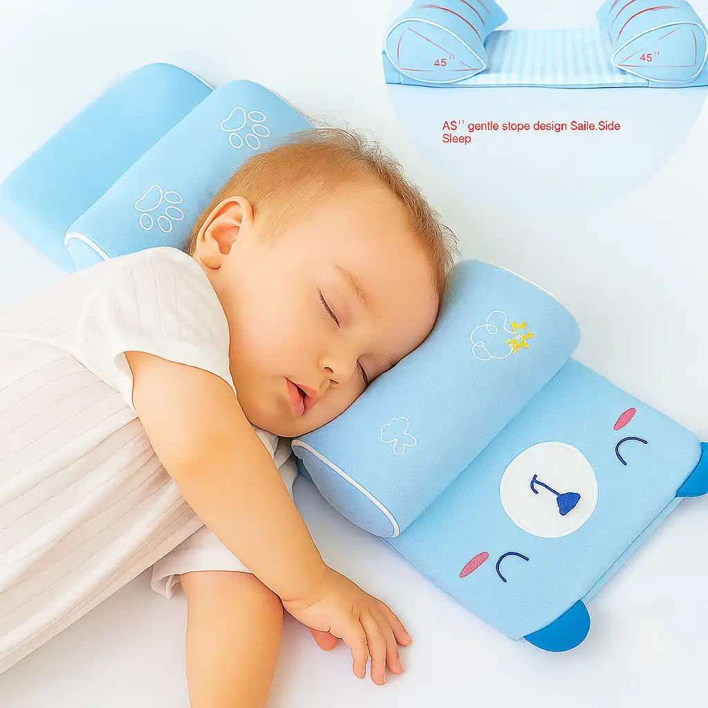 GogiCart™ Baby Comfort Pillow – For Peaceful Sleep & Perfect Head Shape
