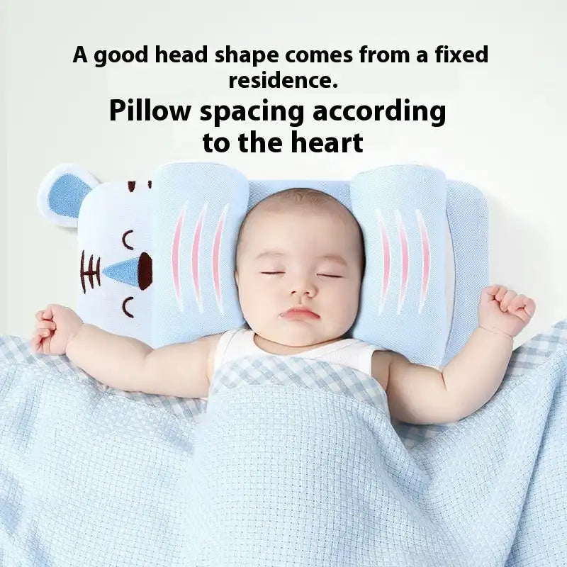 GogiCart™ Baby Comfort Pillow – For Peaceful Sleep & Perfect Head Shape