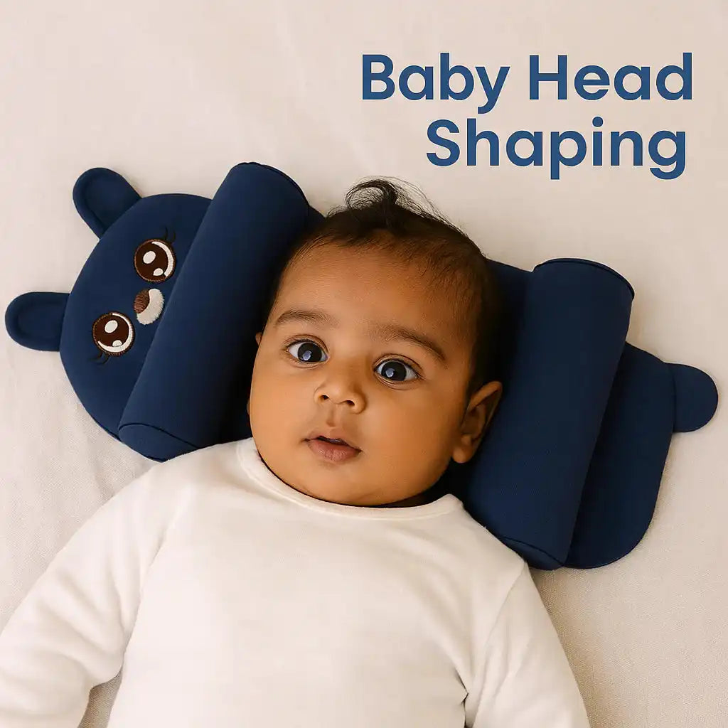 GogiCart™ Baby Comfort Pillow – For Peaceful Sleep & Perfect Head Shape