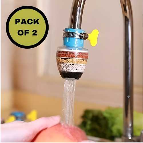 GogiCart™ Multi-Layer Faucet Water Filter – Activated Carbon (Buy 1 Get 1 free)